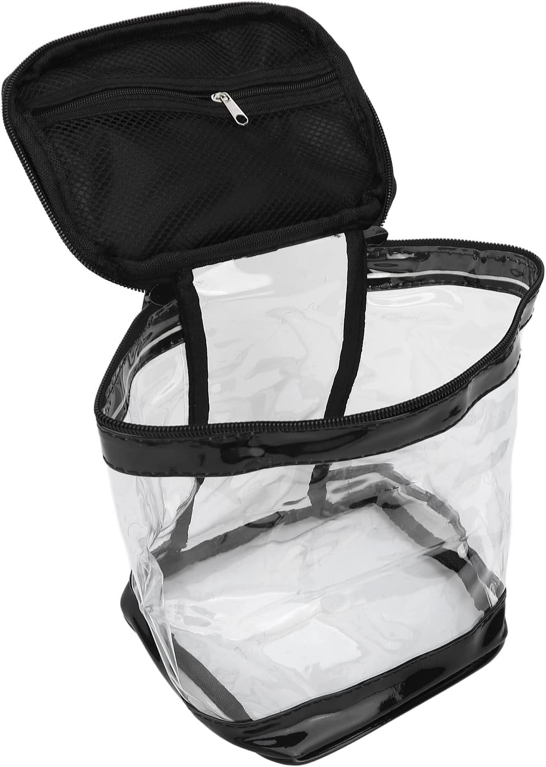 Clear Toiletry Bag, Thick Transparent PVC Travel Organizer