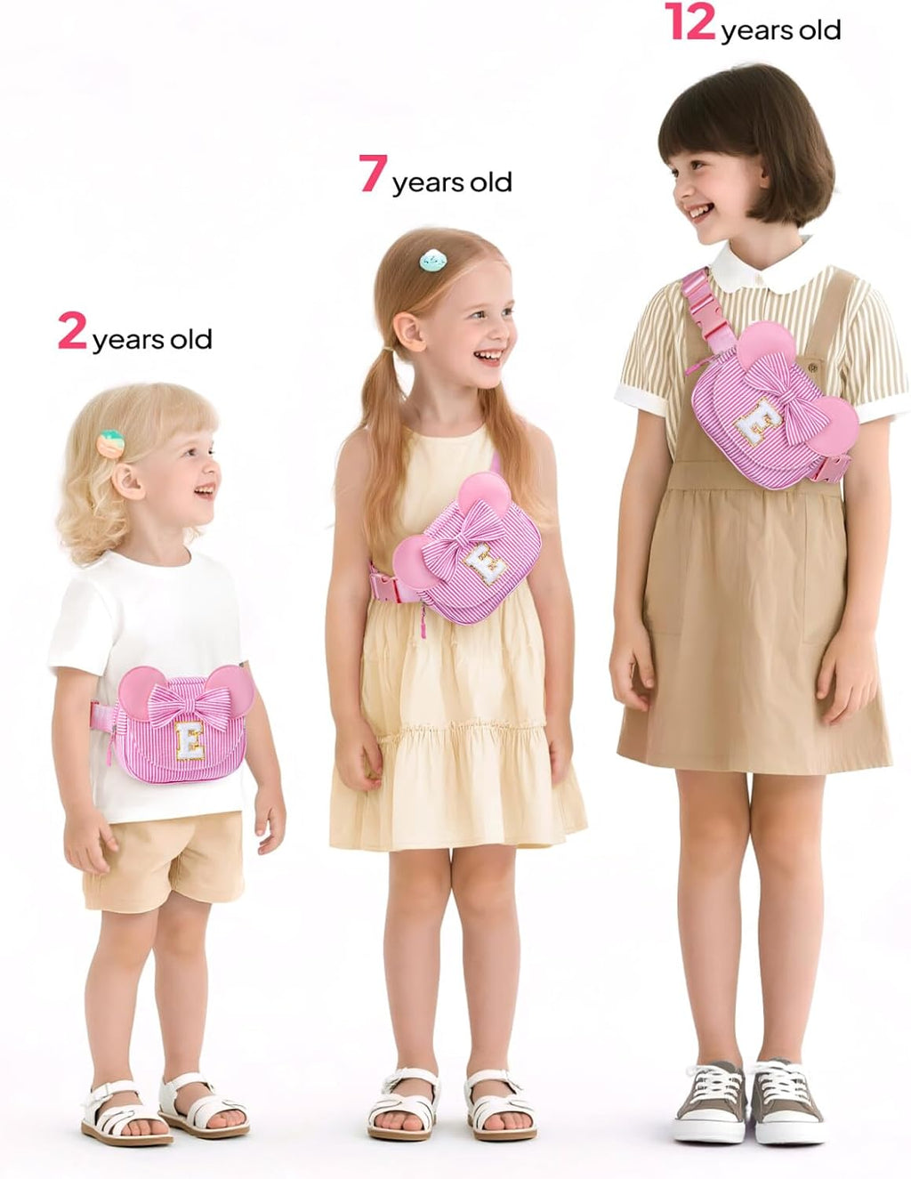 Birthday Gifts for 4 5 6 7 8 9 Year Old Girls Kid Fanny Pack Pink R