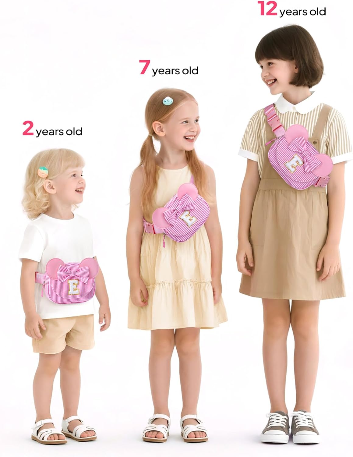 Birthday Gifts for 4 5 6 7 8 9 Year Old Girls Kid Fanny Pack Pink R