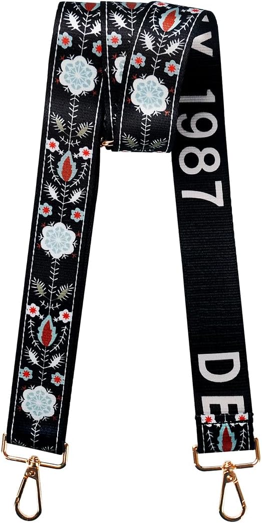 Purse Straps Replacement Crossbody Straps for Purses,Wide Shoulder Strap for Bags Extender Guitar Straps for Handbags