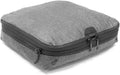 Peak Design Packing Cube, Charcoal, Weatherproof Luggage Cube with Dual Compartment Organization, Expansion and Compression, Zipper Opening, Travel Organizer for Men and Women, Size M