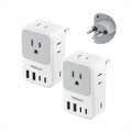 TESSAN Switzerland Travel Plug Adapter, PD 28W, 2 Packs