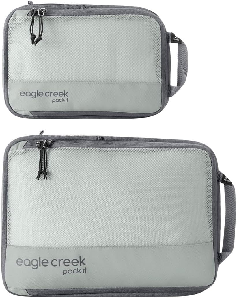 Eagle Creek Pack-It Isolate Compression - Lightweight Cube for Optimizing Luggage Space - Easy-Grab Zipper - Convenient Top Handle - Recycled Materials - Small