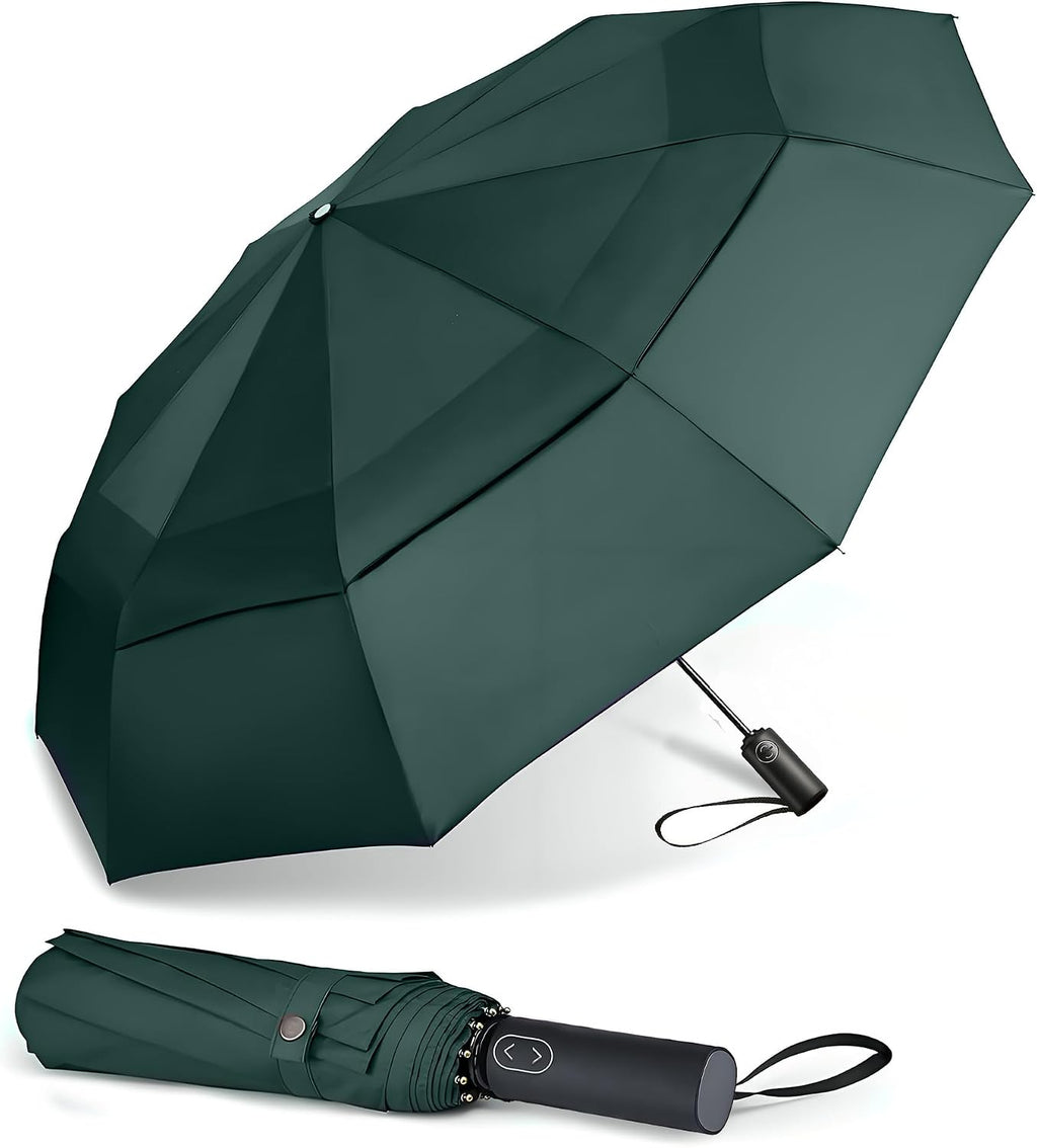 MRTLLOA Compact Golf Umbrella, 10 Ribs Vented Windproof Travel
