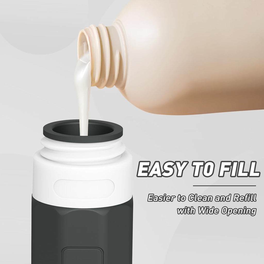 Redfly Travel Bottles for Toiletries 3oz, Silicone Travel Size Containers