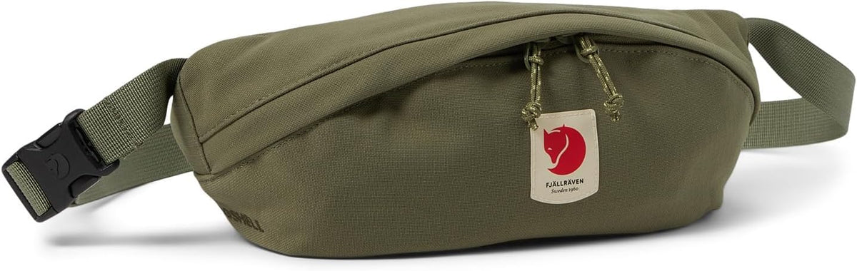 Fjällräven Ulvo Hip Pack Medium - Waterproof Bergshell Fabric, Durable Storage, Adjustable Belt- Hiking, Travel
