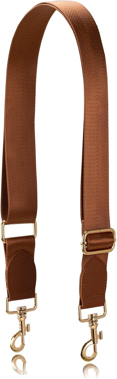 Allzedream Wide Purse Strap Replacement Crossbody Shoulder Bag Adjustable Leather Ends