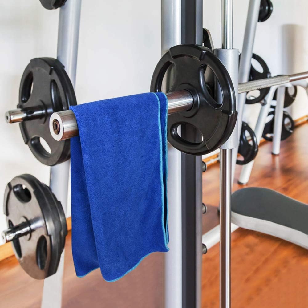 SINLAND Microfiber Gym Towels, Workout Sweat Towel 16x32In