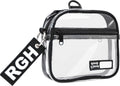 Rough Enough Clear Toiletry Bag Quart Size for Travel, Men Women