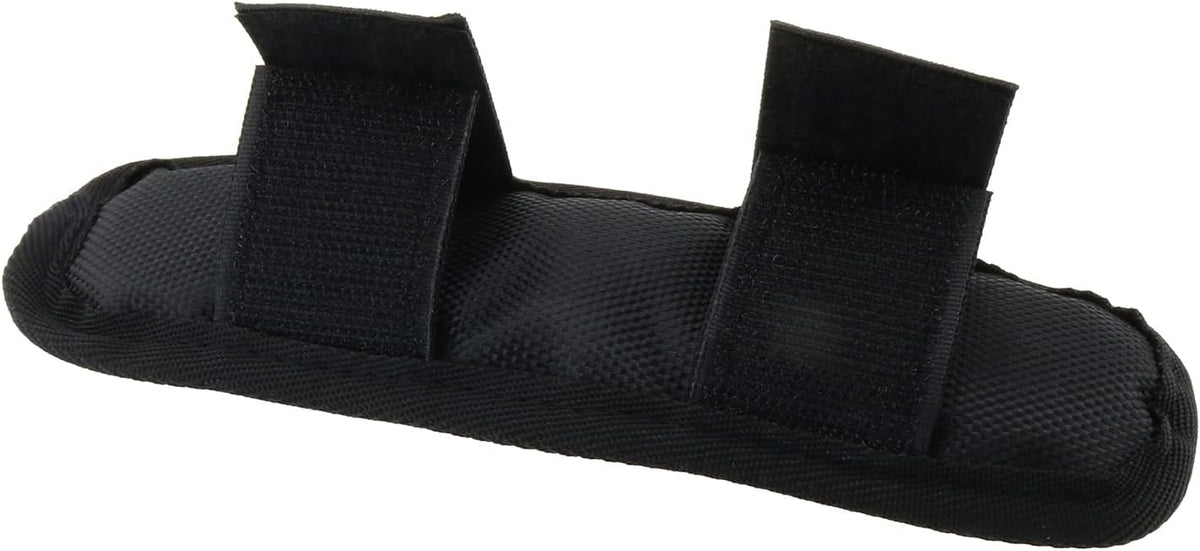 Shoulder Strap Pad Black Removable Luggage Bags Shoulder Strap Pads Fastener Cushions for Bag Backpack Satchel (Pack of 2)