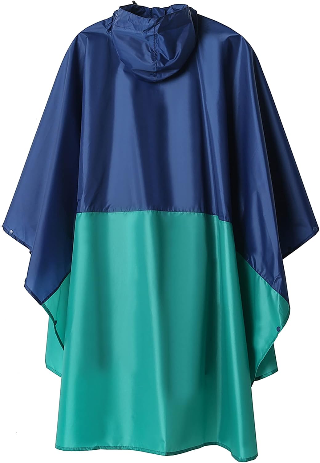 SaphiRose Adult Rain Poncho Waterproof Hooded Zipper Raincoat with Pockets