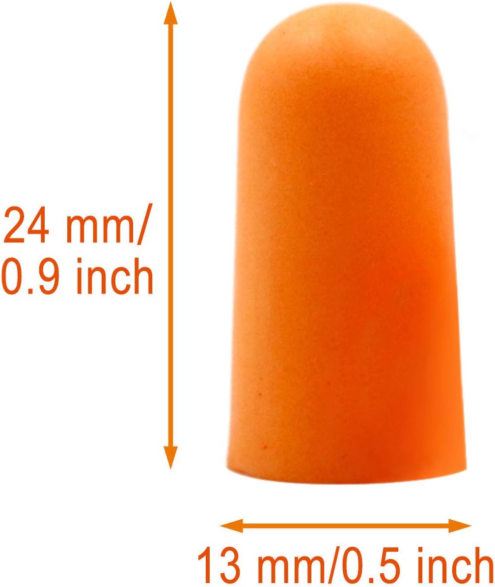 Quality Foam Earplugs 50 Pair - 32dB Noise Cancelling Individually Wrapped
