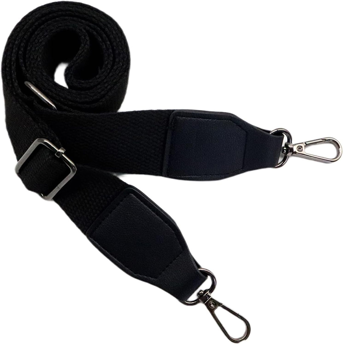 Universal Leather & Canvas Replacement Purse Straps – 1.5” Wide Crossbody Strap for Handbags, Luggage & Cossbody Bags(Adjustable, 55" Long)