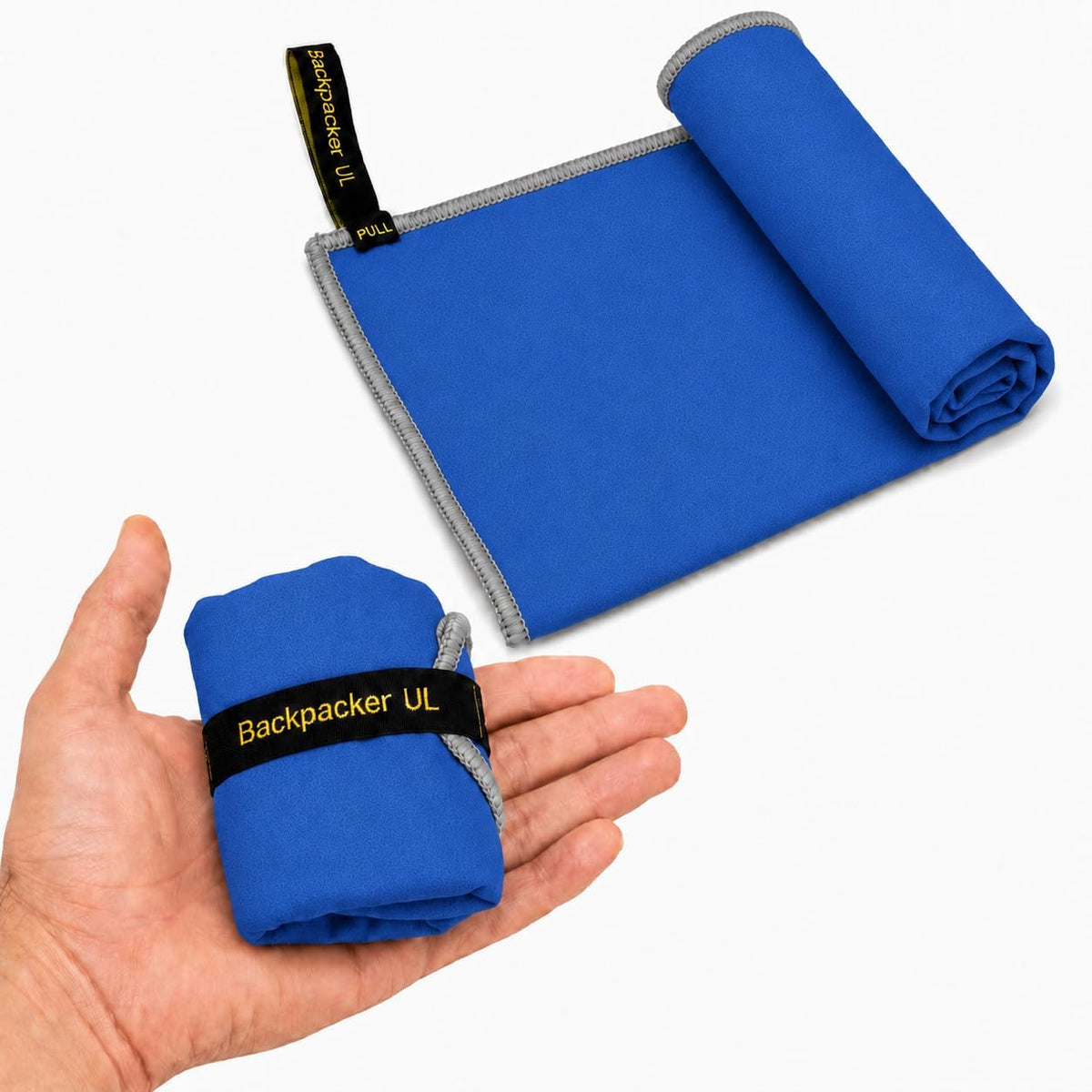 Backpacking Ultralight Quick Dry Microfiber Soft Fast Drying Hand and Face Towel Wash Cloth Camping Yoga Hiking Active Lifestyle Small (Blue, Small)