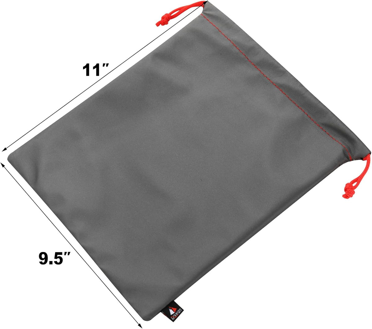 Universal Waterproof Headphone Protection Pouch Bag for Varias Headsets 11" x 9.25" inch Metallic Gray Color