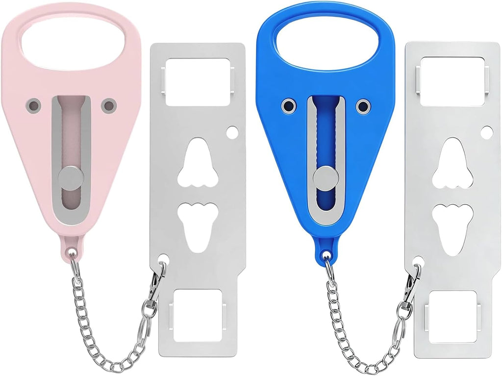 Portable Door Lock for Travel Security Hotel Room Safety Device