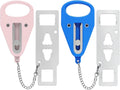 Portable Door Lock for Travel Security Hotel Room Safety Device