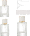 3 Packs Mist Spray Bottle, Small Cologne Travel Spray Bottles, 50ML Reusable Perfume Spray Bottle for Sample Dispenser, Liquid Cosmetic and Home Decor, White Cap