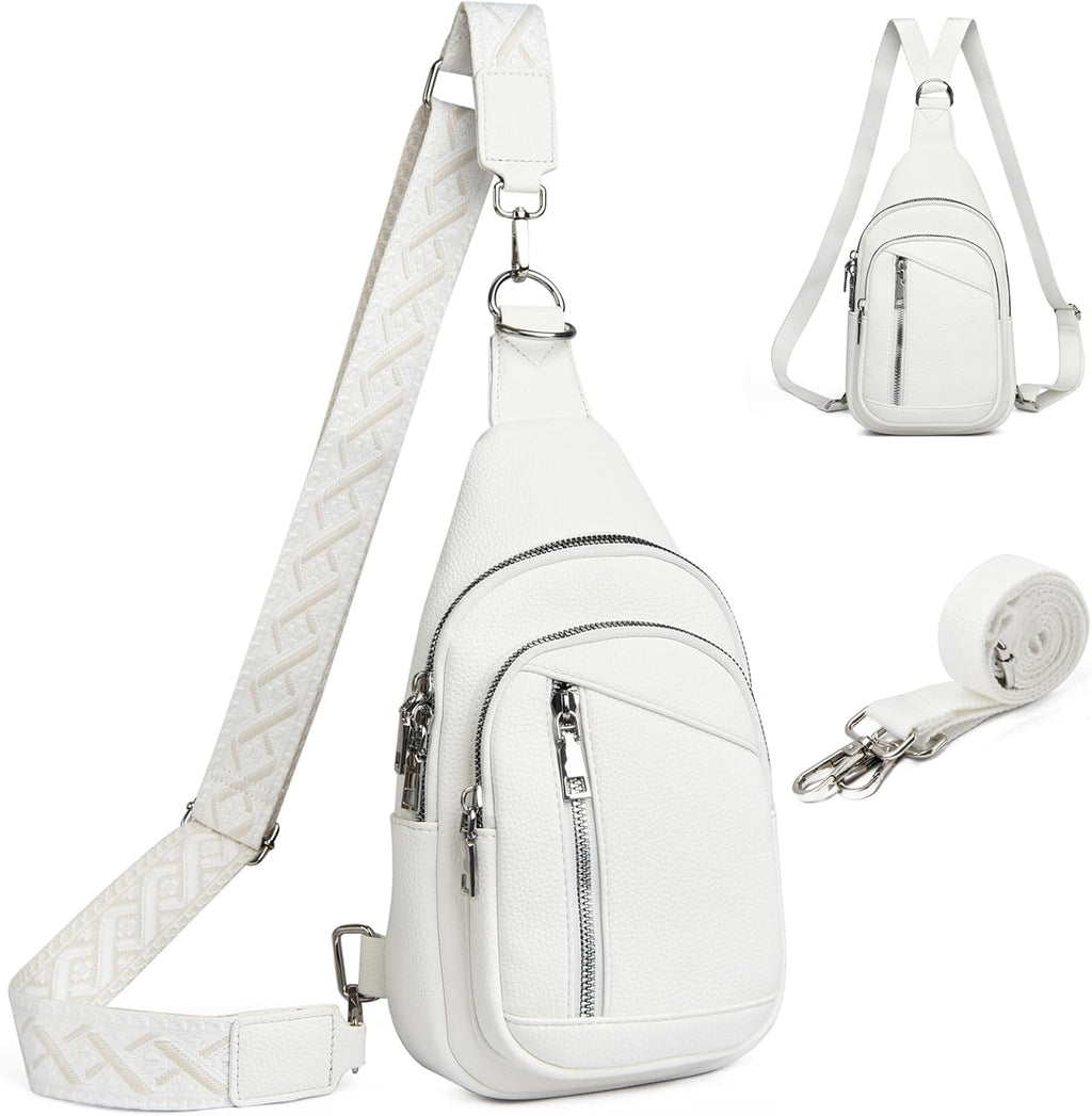 MYHOZEE Crossbody Bags for Women Sling Bag Faux Leather Mini Backpack Purse