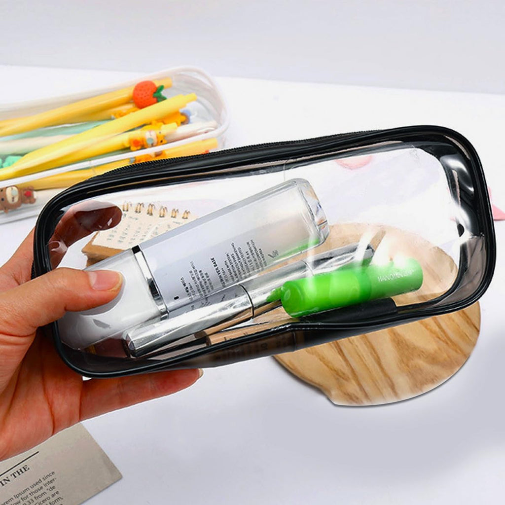 GAQWOK 2Pcs Clear Toiletry Bags for Traveling