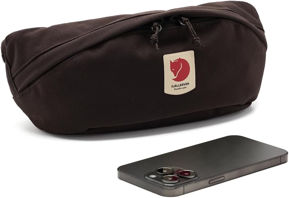 Fjällräven Ulvo Hip Pack Medium - Waterproof Bergshell Fabric, Durable Storage, Adjustable Belt- Hiking, Travel