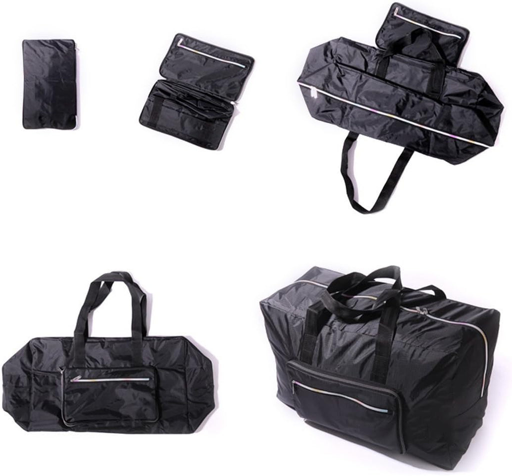 22" Foldable Large Travel Duffel Duffle Bag Sports Gym Tote Bag For Women Overnight Carryon Weekend Bag Shoulder Bag Water Resistant
