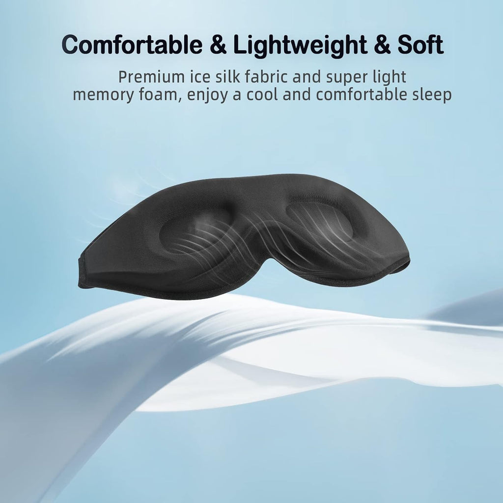 LitBear Sleep Mask for Side Sleeper Women Men, Eye Mask for Sleeping