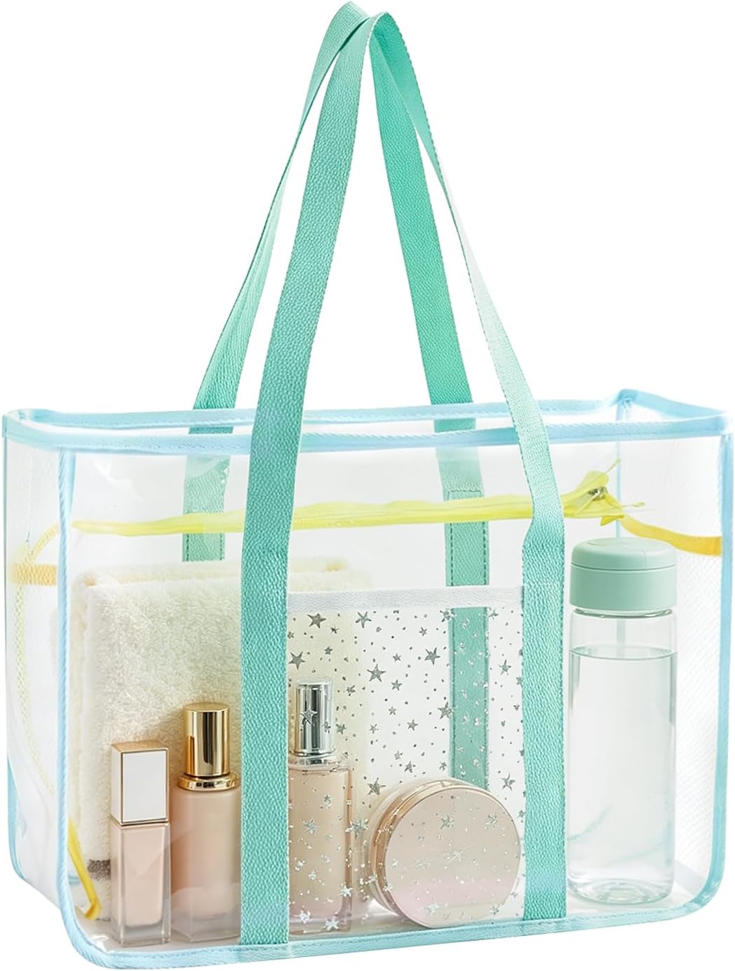 Waterproof Beach Bags for Women, Clear Tote Bag