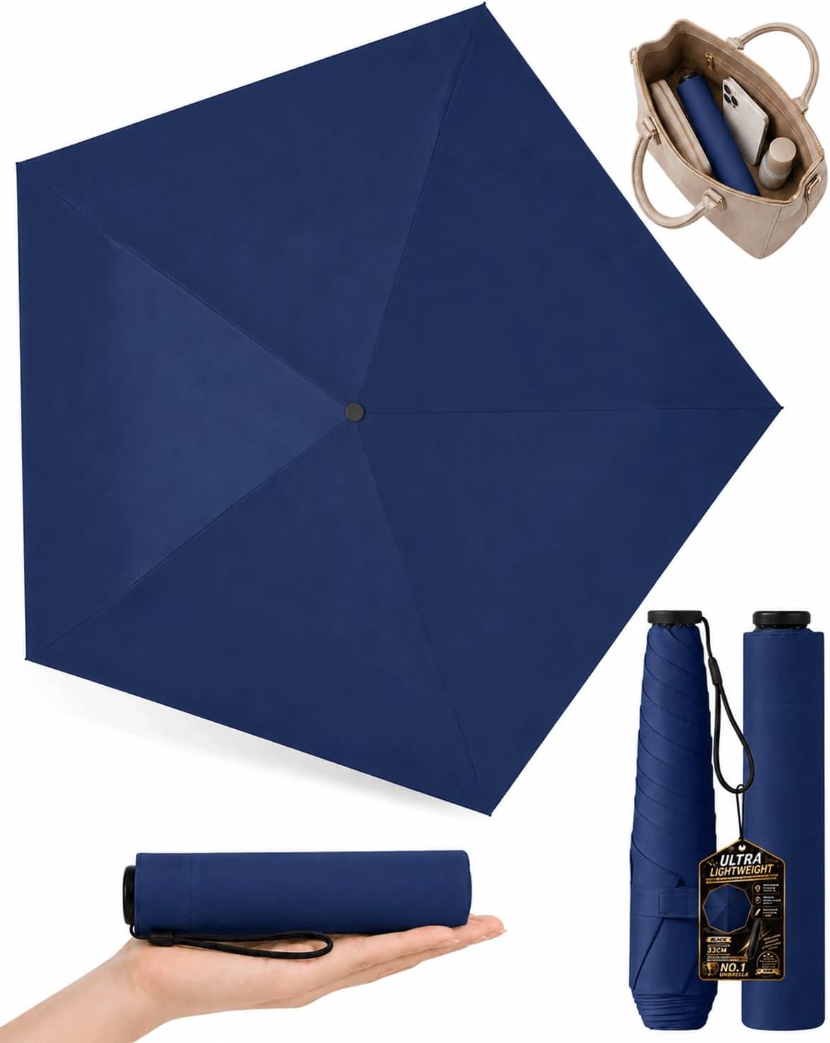 Beach Backpack Pencil Umbrella Japanese Sun from UV Protection Mini Travel Pocket Ultra Light Rain Sports Compact Small for Purse Size Tiny Windproof Walking Portable Lightweight Packable Large