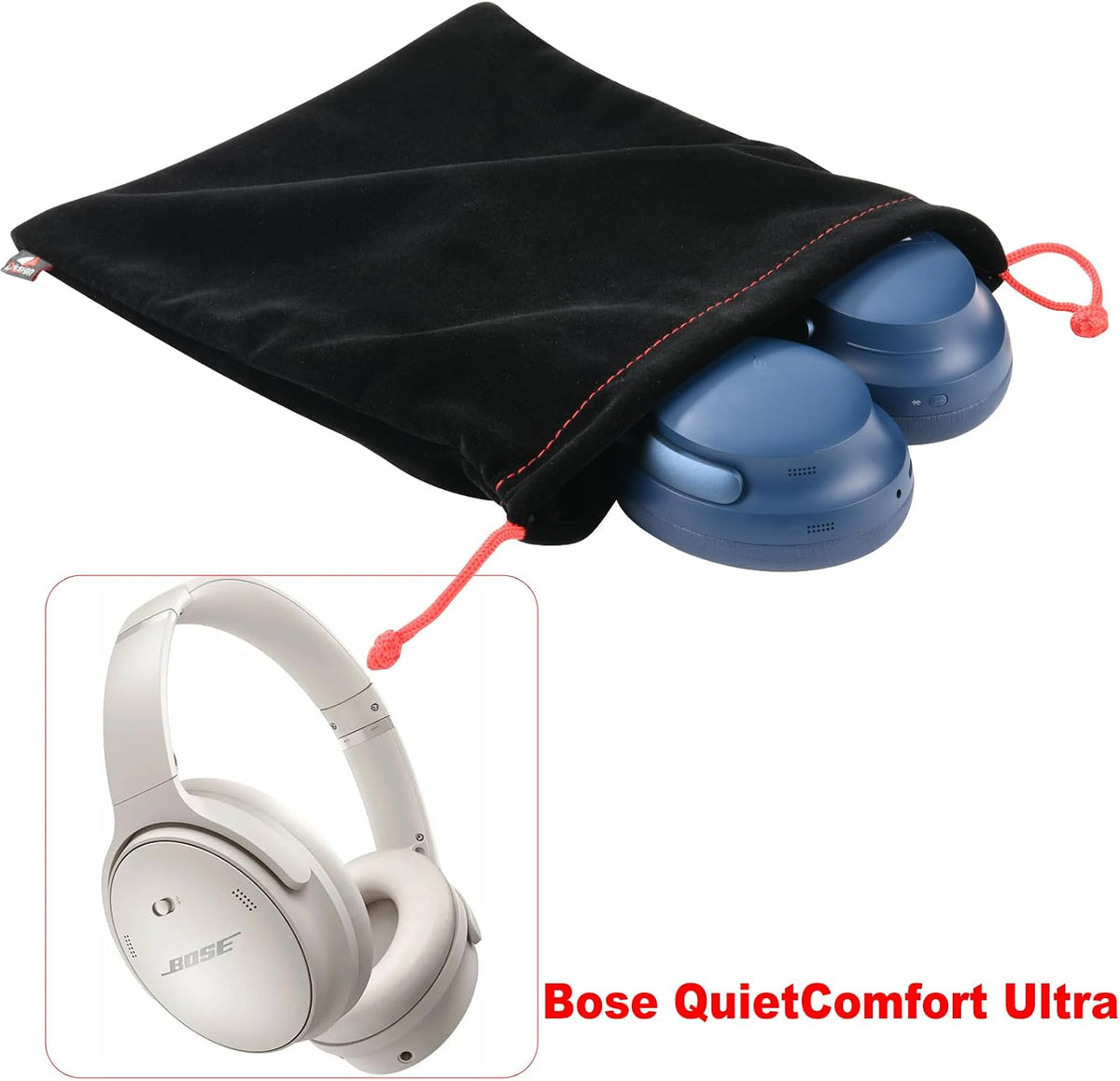 Universal Headphone Protection Pouch Bag 11 x 9.25 in (Large)