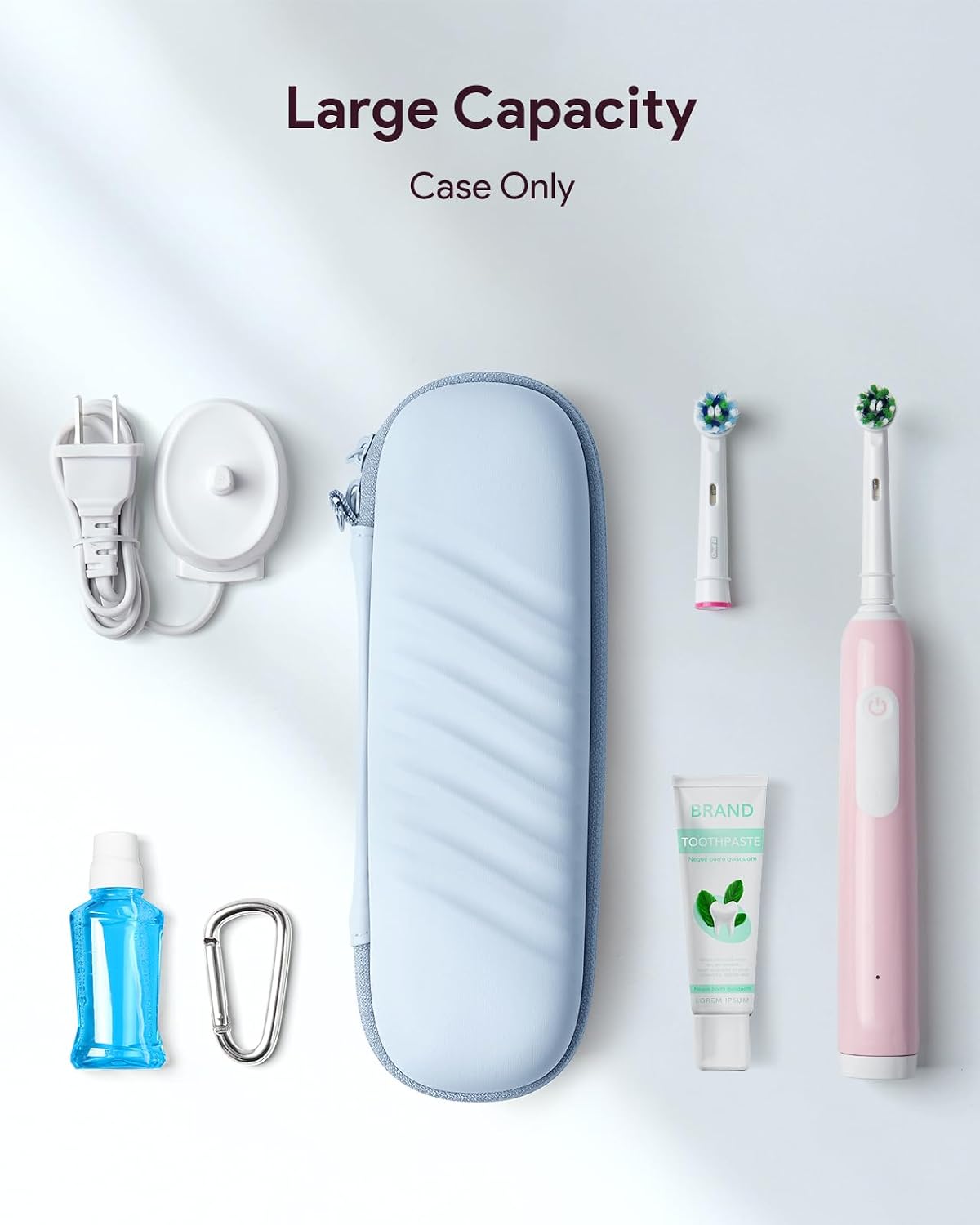 SQERO Electric Toothbrush Case for Oral-B Pro/iO/Philips Sonicare