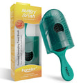 NuWay® Traveler® Patented Compact Hair Brush for Purse, Gym & Daily Carry - Gentle Detangling Brush for Wet or Dry Hair, Everyday Scalp Comfort (Emerald Green)