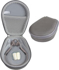 Hermitshell Case for AfterShokz Trekz Air/AfterShokz Aeropex/Titanium Mini/Shokz OpenRun Pro/SHOKZ OpenRun Pro 2 Open Ear Wireless Bone Conduction Headphones AS650 / AS800 (Grey)