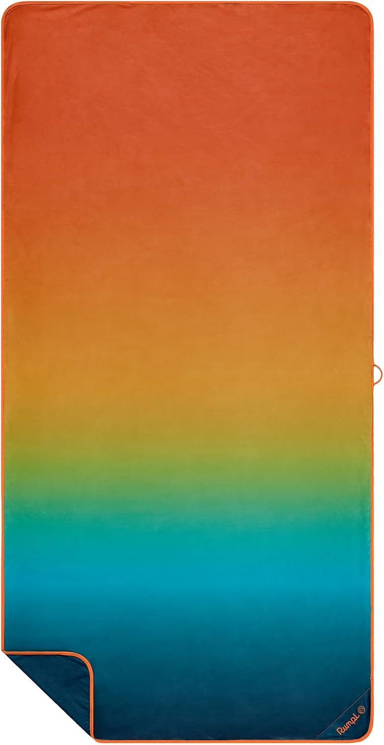 Rumpl Tech Towel, Quick-Dry for Travel, Beach, and Camp, Baja Fade