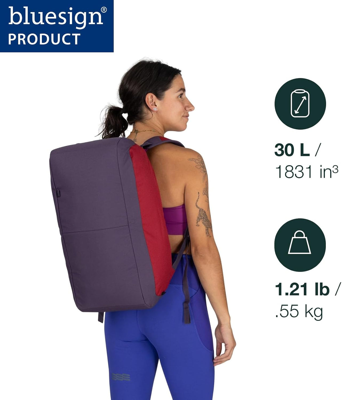 Osprey Daylite Duffel Backpack - Convertible Everyday Duffel Bag for Gym, Commute, and Travel
