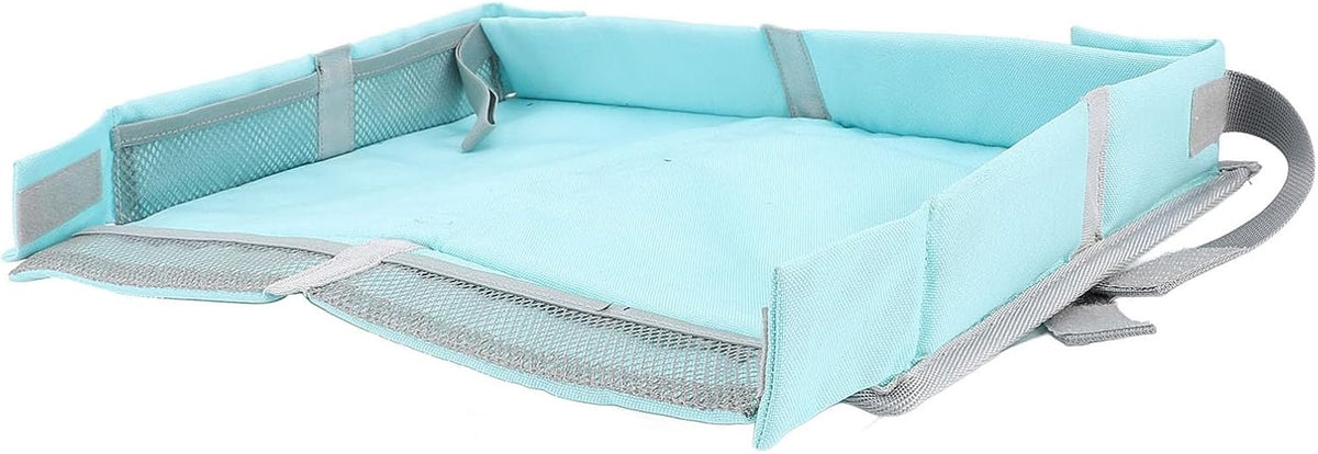 Travel Tray Cover, Foldable Polyester Organizer, 15.35 Inch (Green)