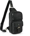 Le'aokuu Outdoor Casual Travel Hiking Crossbody Chest Sling Bag Rig One Shoulder Strap Bag Backpack 1315