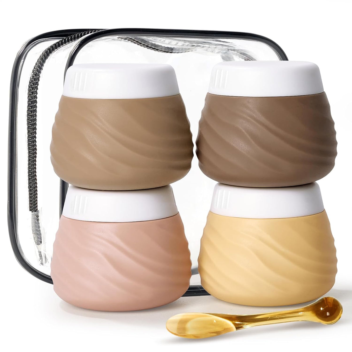Eternal Moment Travel Containers for Toiletries 1.7 OZ Cosmetic Jar