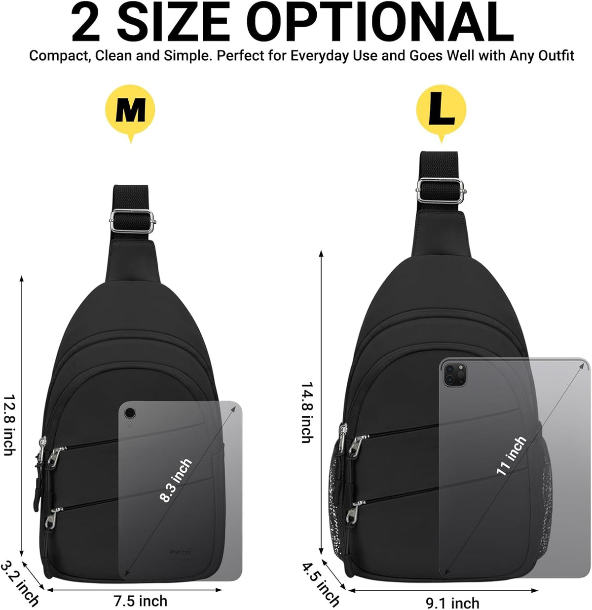 Tuwubi Crossbody Bags for Women, Sling Bag for Men