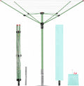 STORAGE MANIAC Umbrella Clotheslines Outdoor Laundy Drying Rack Heavy Duty