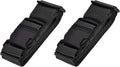 uxcell Luggage Straps Suitcase Belts 2x78 2Mx5cm Black 2Pcs