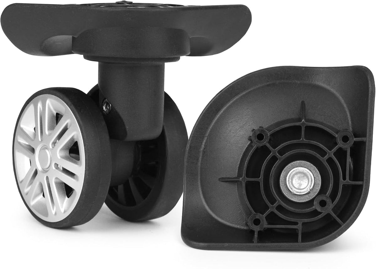 1 Pair Luggage Replacement Wheels, Rubber Suitcase Repair Casters EA150
