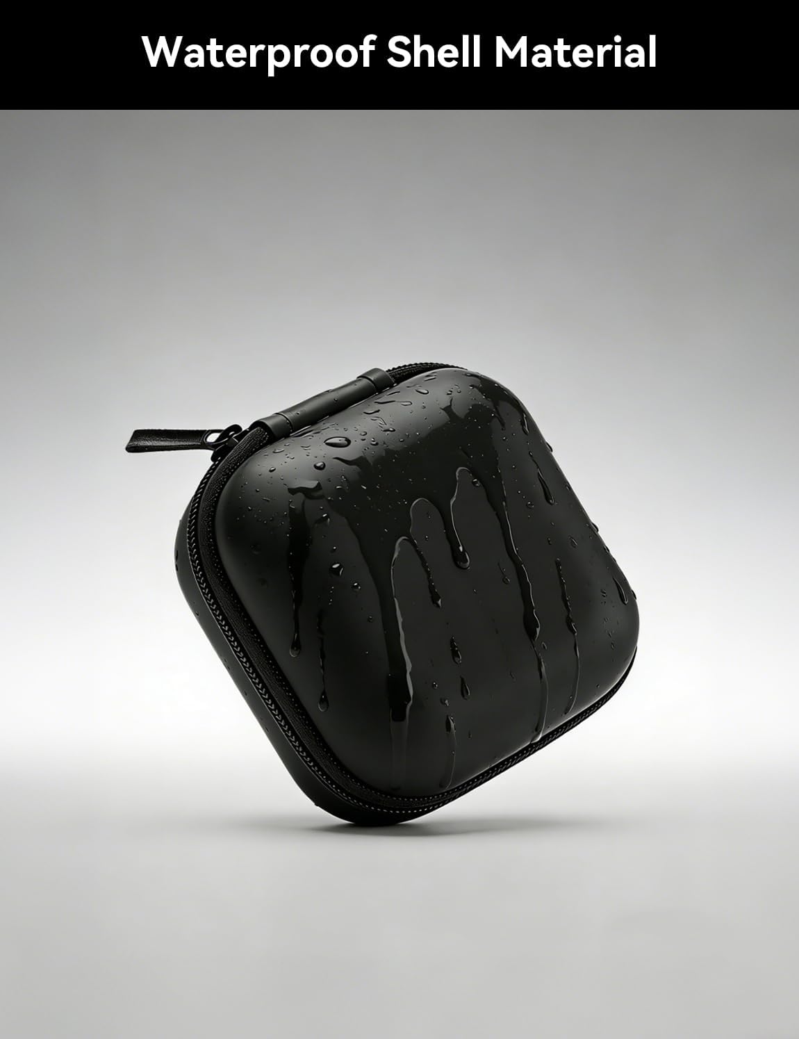 MAS CARNEY Earphone Case, Headphone Earbud Hard Protective Carrying earplug Case Bag for Wired Earphones MP3 Small Items