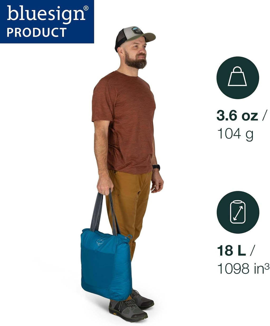 Osprey Ultralight Collapsible Stuff Tote Bag