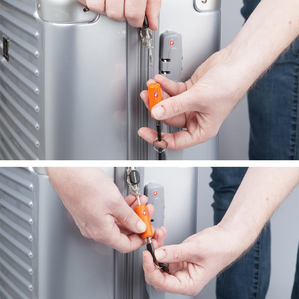 TravelMore TSA Approved Locks for Luggage with Keys, Secure Travel Locks