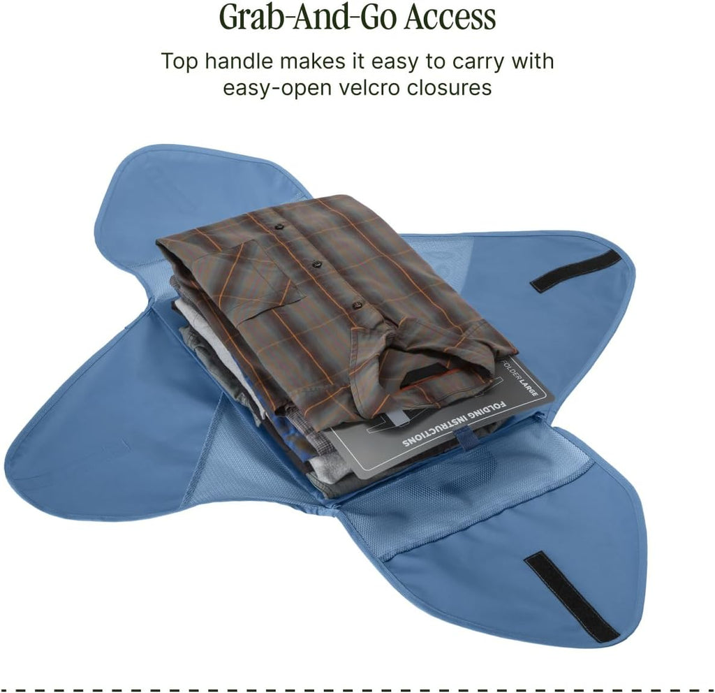 Eagle Creek Pack-It Reveal Garment Folder, Large, Blue Dawn