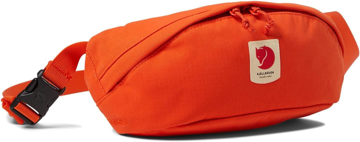 Fjällräven Ulvo Hip Pack Medium - Waterproof Bergshell Fabric, Durable Storage, Adjustable Belt- Hiking, Travel