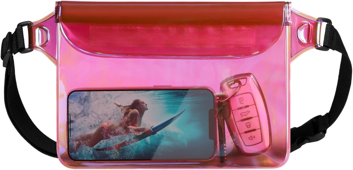 F-color Waterproof Fanny Pack - Waterproof Pouch, Beach Cruise Essentials