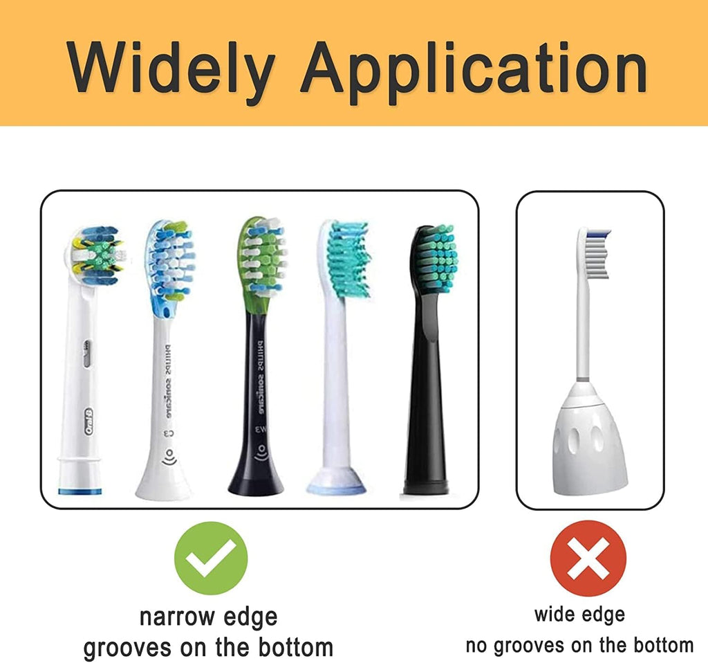 4 Pack Electric Toothbrush Head Holder Storage Case Toothbrush Holder