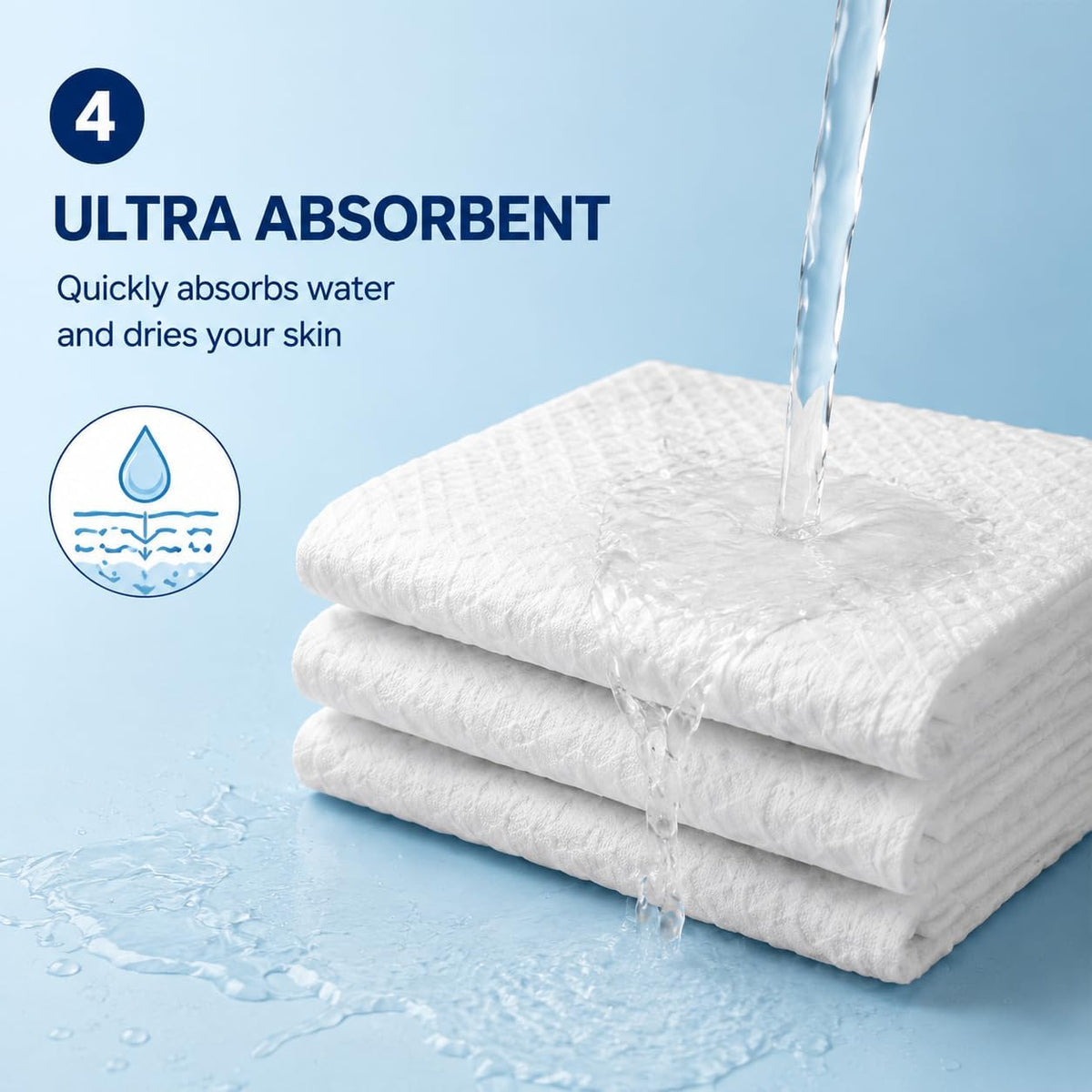 Disposable Bath Towels, 6 Pcs Large Travel Bath Towel 55 * 28 Inches, Travel Essentials Compressed Towel - Portable Disposable Washcloths for Beach Shower Hiking Swim Hotel Camping